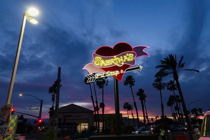 “Sabrinawood” en Coachella. Foto: AFP
