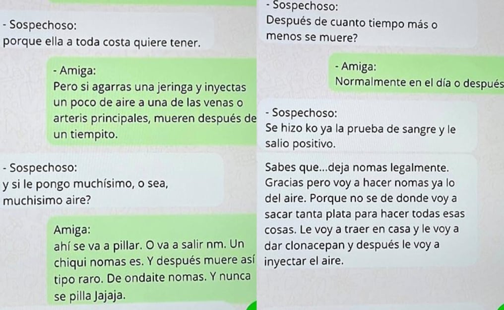 Mensajes socializados por los investigadores. Foto: Captura de pantalla