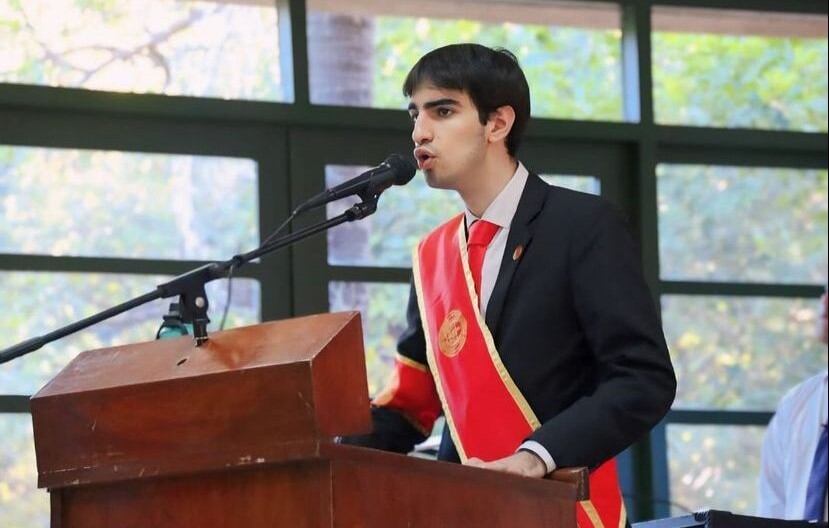 TSJE ratifica a Alejandro Ovelar como presidente legítimo del Centro de Estudiantes. Foto: Gentileza