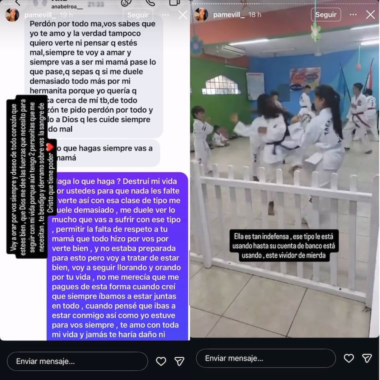 Pamela Vill confía en que su hija volverá con ella.