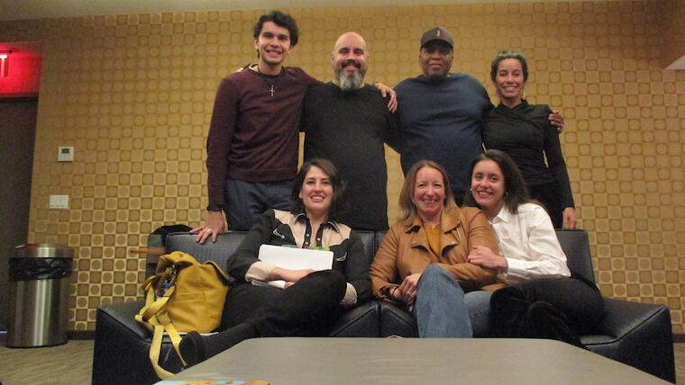 El equipo realizador de la obra. Foto: Gentileza