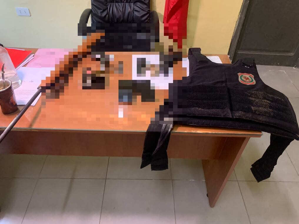 El operativo se realizó en el marco de la investigación del asesinato de un adolescente de 17 años durante la noche del jueves en la ciudad de Asunción. Foto: Gentileza