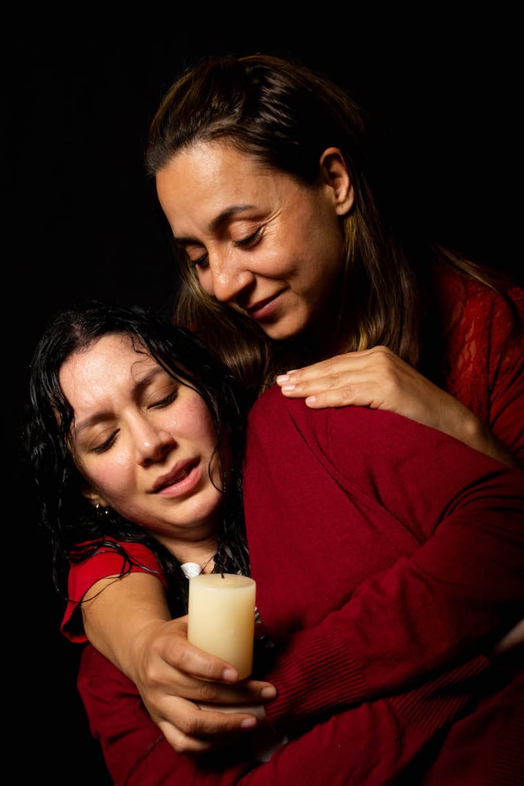 “Se fue mi luz”. Foto: Gentileza
