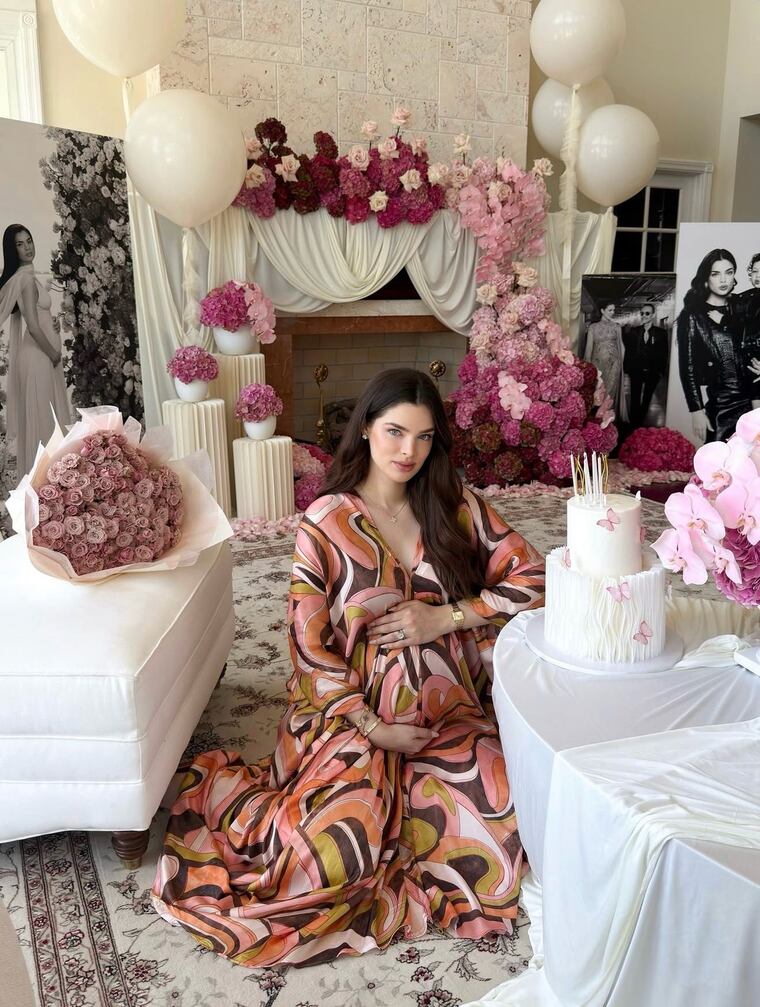 Nadia Ferreira, a semanas de dar a luz a su segundo bebé. Foto: Instagram - @nadiaferreira