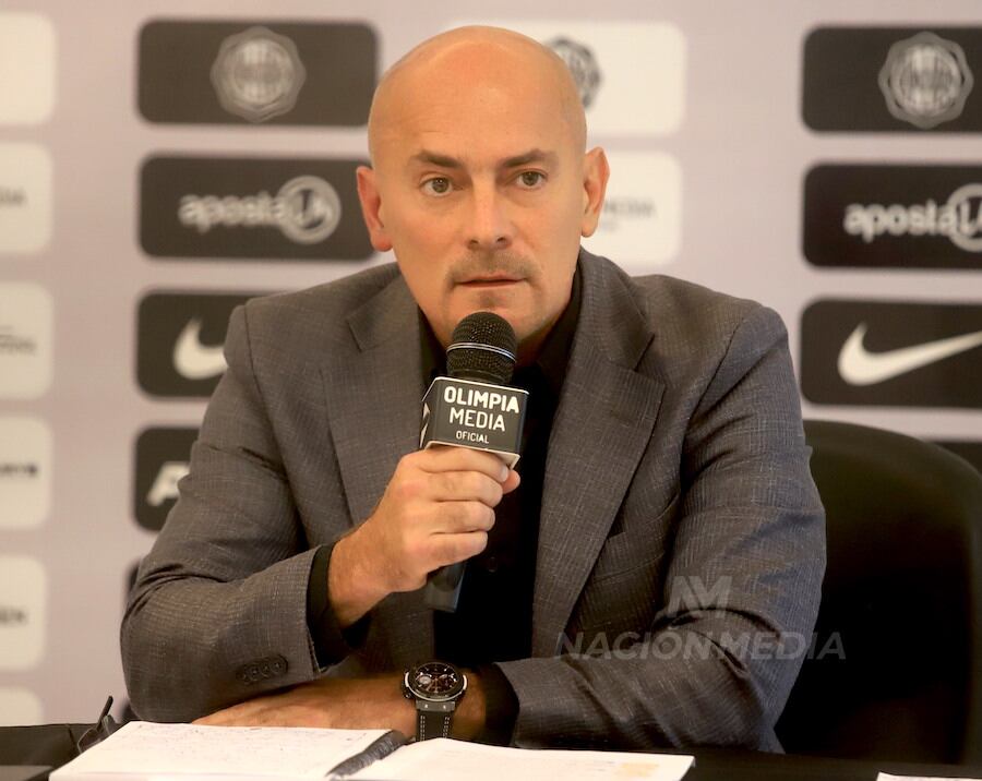 Miguel Cardona, presidente del Olimpia.FOTO:ROBERTO ZARZA