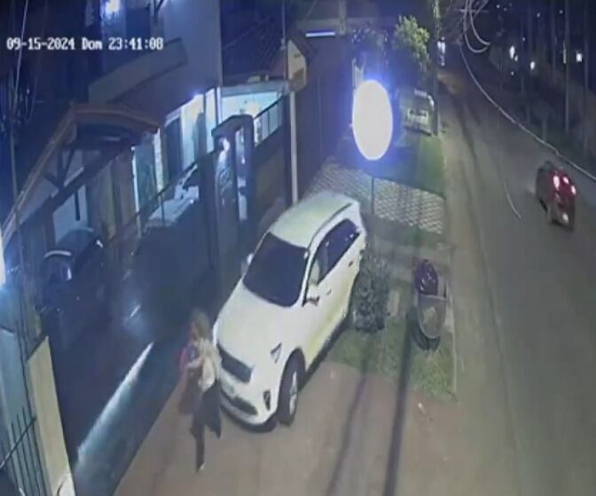 La pareja del ahora detenido fue trasladada hasta un centro asistencial, donde atendieron sus heridas que afortunadamente no revistieron de gravedad. Foto: Gentileza