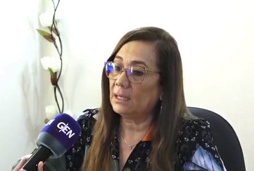 La directora de Protección de los Derechos de la Niñez del Ministerio de Educación y Ciencias (MEC), Sonia Escauriza. Foto: Captura de video/GEN