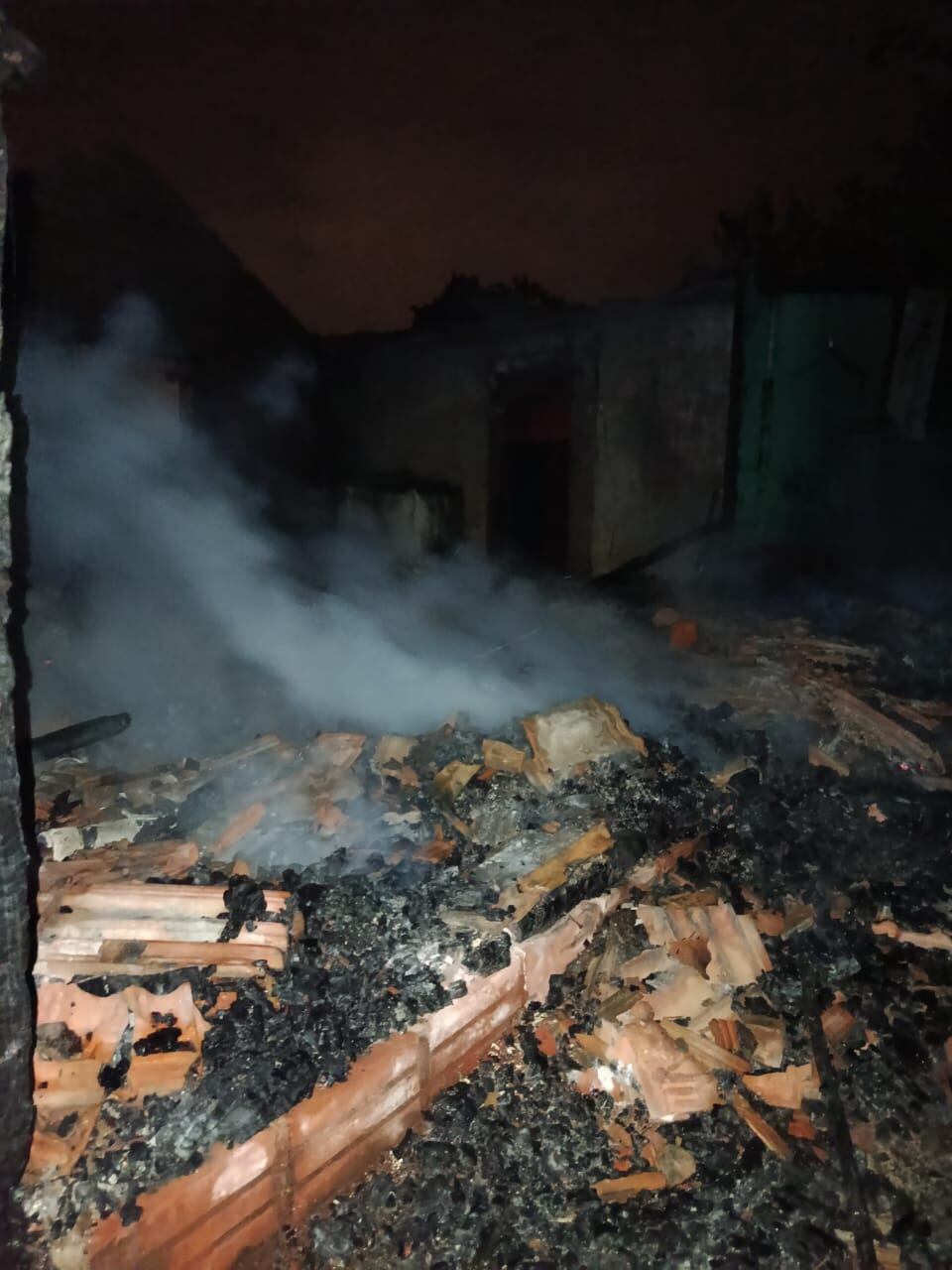 Durante el siniestro no se reportaron víctimas que lamentar o personas heridas. Foto: Gentileza