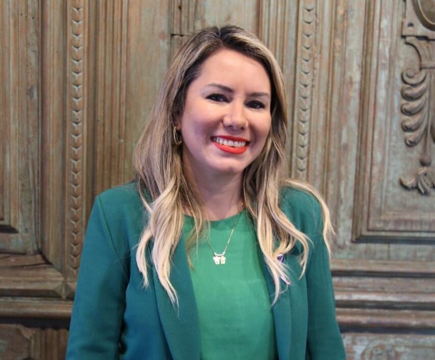 La ministra de la Senatur, Angelita Duarte, explicó que desde su gestión trabajarán por potenciar a Paraguay a nivel internacional dando continuidad a la línea de trabajo actual. Foto: Gentileza