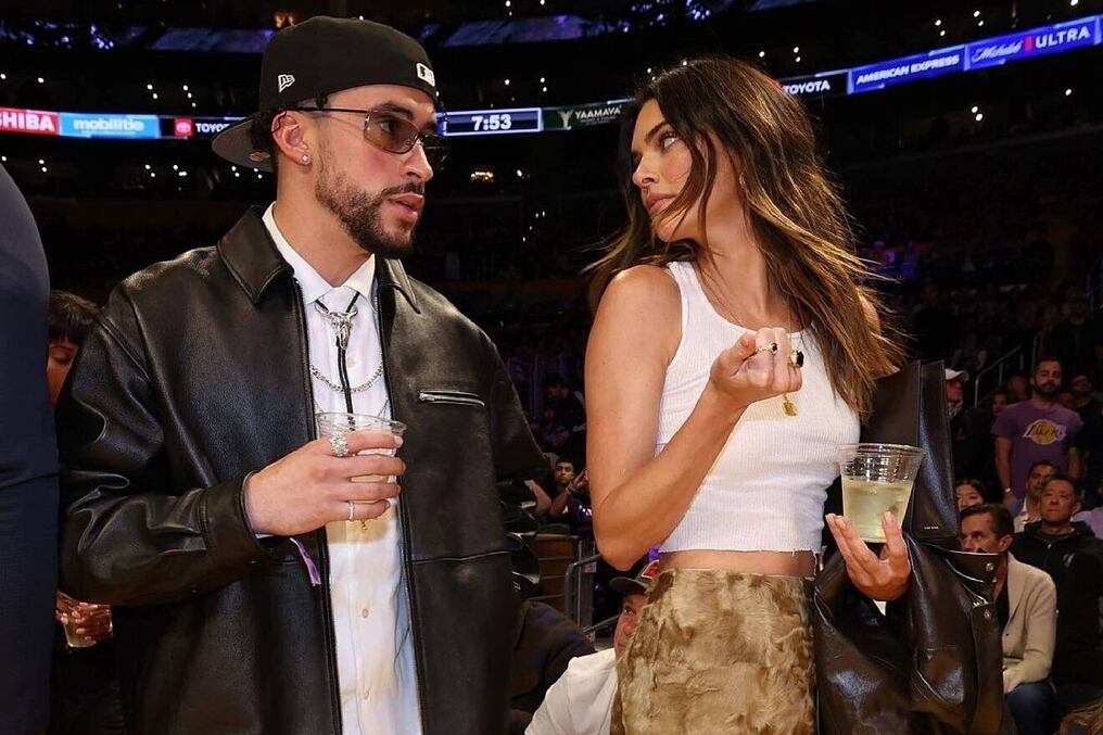 En febrero de este año aparecieron los primeros rumores del romance entre Bad Bunny y Kendall Jenner Foto: Archivo/@Indie5051/X