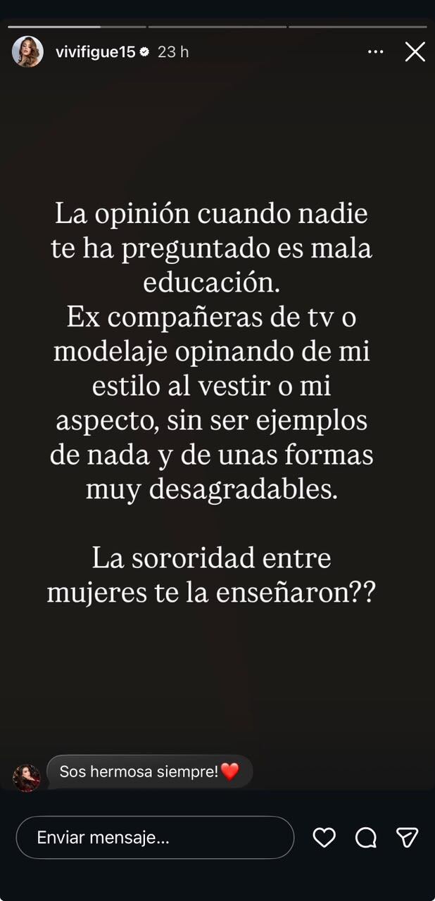 Vivi FIgueredo, contra excompañeras en medios.