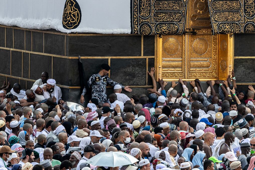 El hach es una obligación religiosa que consiste en el viaje a la ciudad de La Meca. Foto: AFP