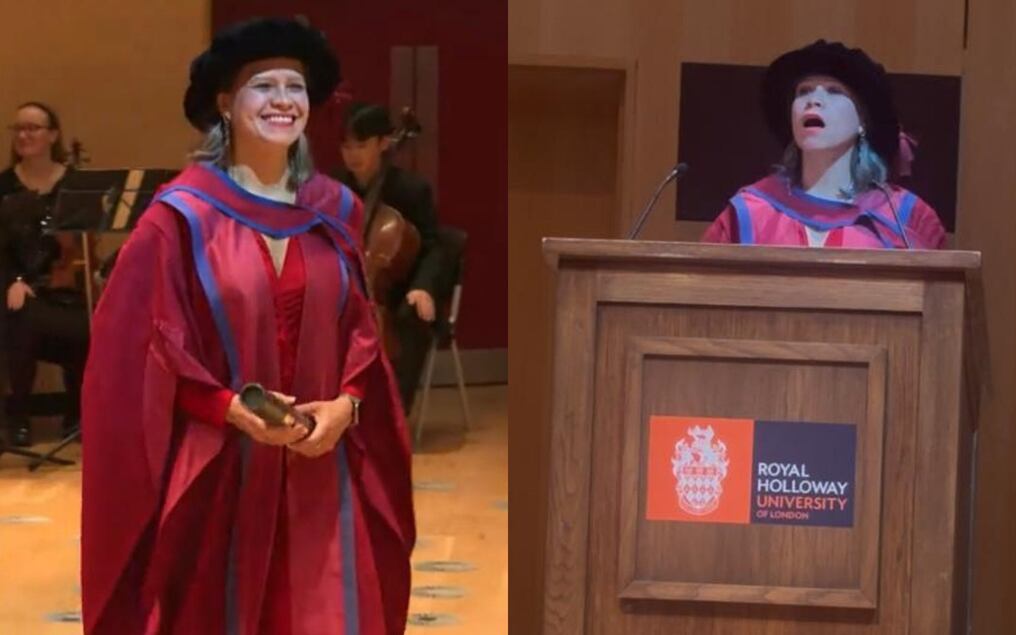 Romy Martínez es la primera paraguaya en obtener un doctorado en Etnomusicología en la Royal Holloway University de Londres (Inglaterra). Foto: Gentileza
