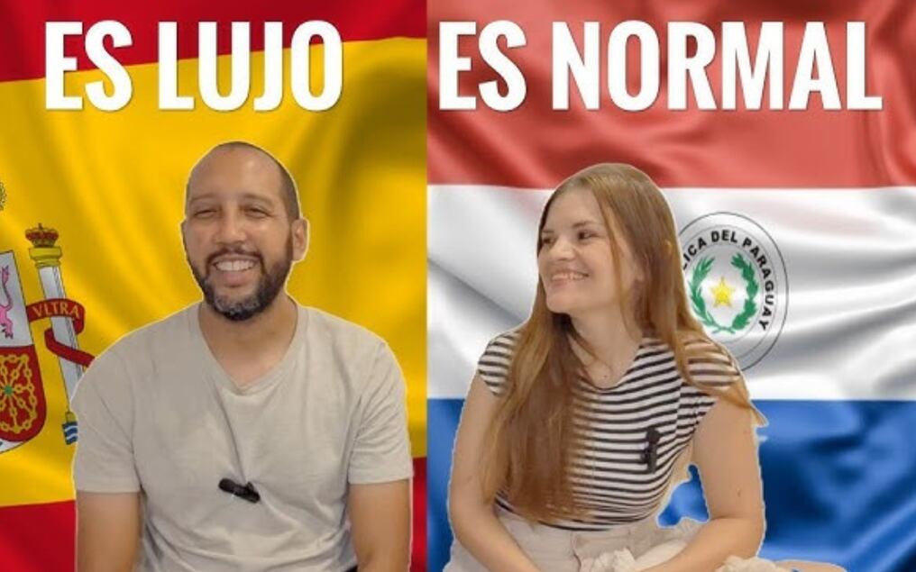 Las diferencias entre España y Paraguay, según un par de influencer venezolanos. Foto: Gentileza