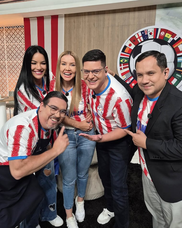 Parte del staff de “La Mañana de Unicanal”. Foto: Instagram - @dallysferreira