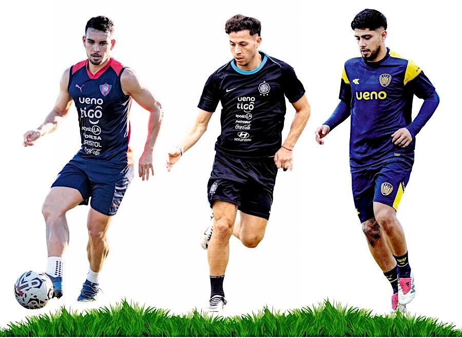 Fabrizio Peralta retornó al Ciclón para intentar ayu­dar al equipo a ganar el Clausura, Carlos Sebastián Ferreira será el nuevo referente del ataque de Olimpia, que busca borrar su pobre cam­paña en el Apertura y Sergio Díaz volvió de Grecia para sumarse a Luqueño.FOTO: CLUB CERRO PORTEÑO, CLUB OLIMPIA Y CSL