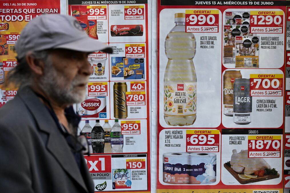 La cifra de inflación de 2,7 % en octubre es la más baja para un mes desde noviembre desde 2021. Foto: AFP