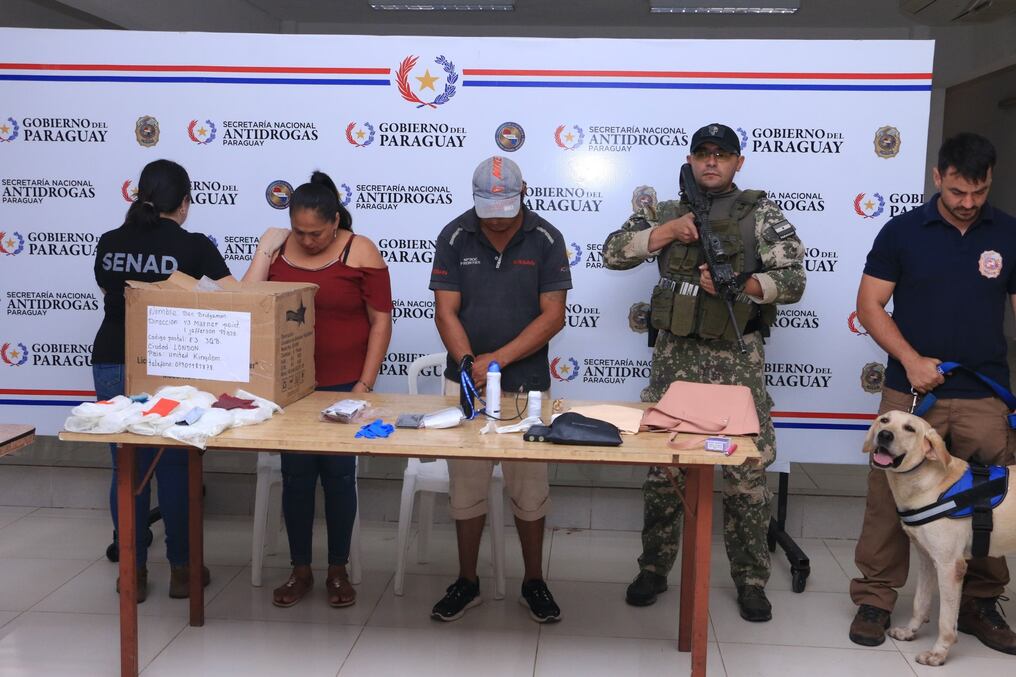 Un ciudadano paraguayo y una ciudadana boliviana fueron detenidos. Foto: Gentileza