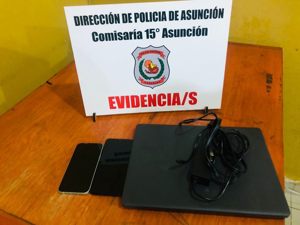 Primero cayó una persona, pero este dio la ubicación de sus cómplices a los intervinientes. Foto: Gentileza