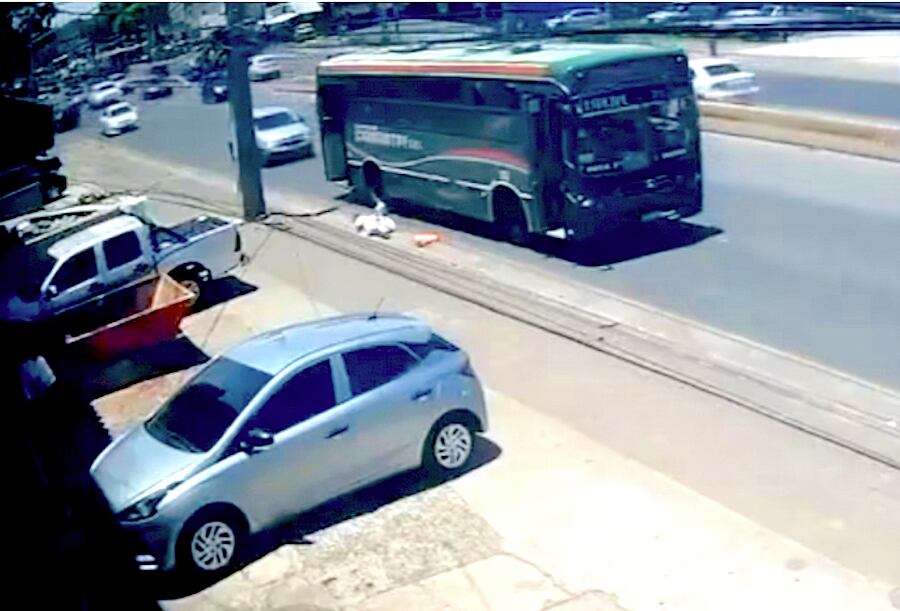 El chofer de la empresa de transporte Caraguatay fue imputado por homicidio culposo. Foto: captura de pantalla