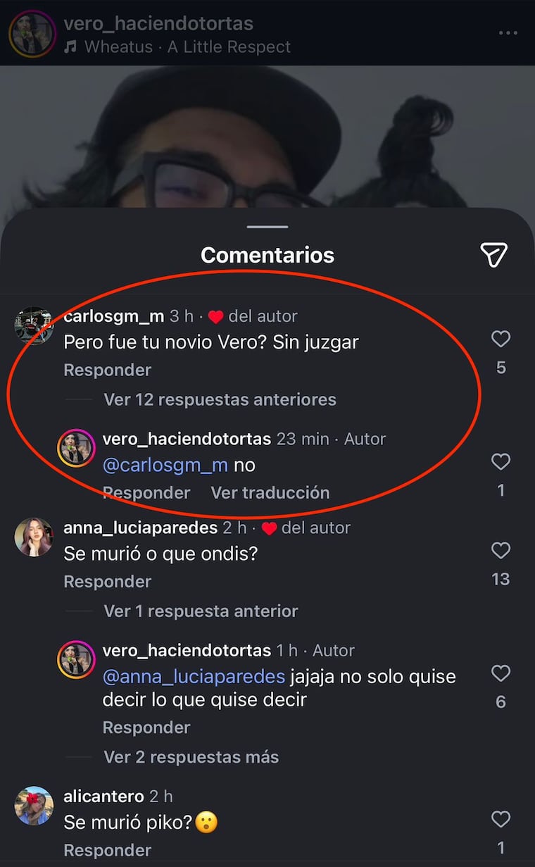 Verónica Pereira niega que Oz Montanía haya sido su novio.