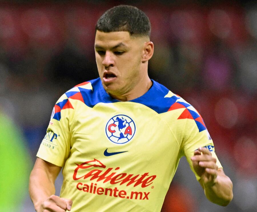 Richard Sánchez, volante paraguayo del América.FOTO: AFP
