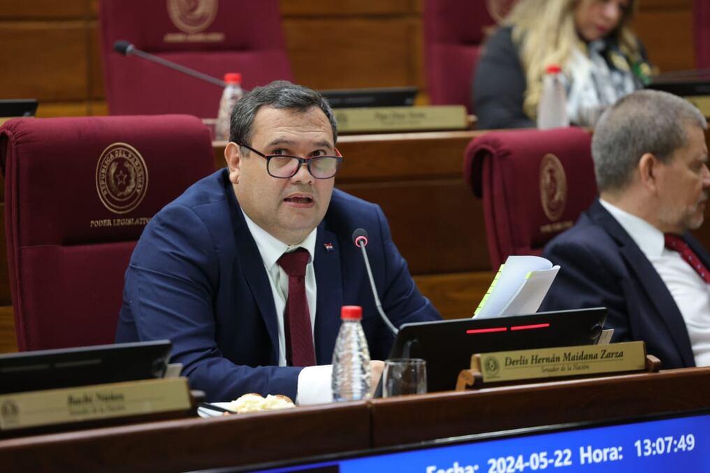 El senador Derlis Maidana indicó que confían en el trabajo del Ministerio Público en este caso. Foto: Gentileza