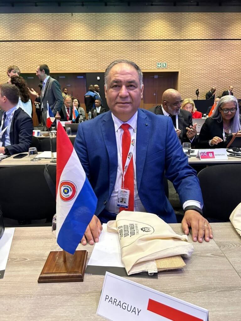 El defensor general Javier Esquivel participo de la reunión mundial de jueces que se desarrolló en Sudáfrica. Foto: Gentileza
