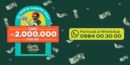 Tras el éxito de su primera edición, la marca de yerba Santo Tomás vuelve a invitar a todos sus consumidores a probar su suerte participando de una promo que te premia con dinero en efectivo. Foto: Gentileza