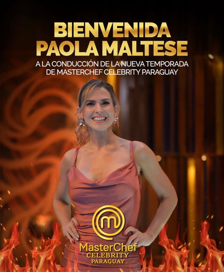 Masterchef Paraguay anunció el retorno de Paola Maltese a la conducción.