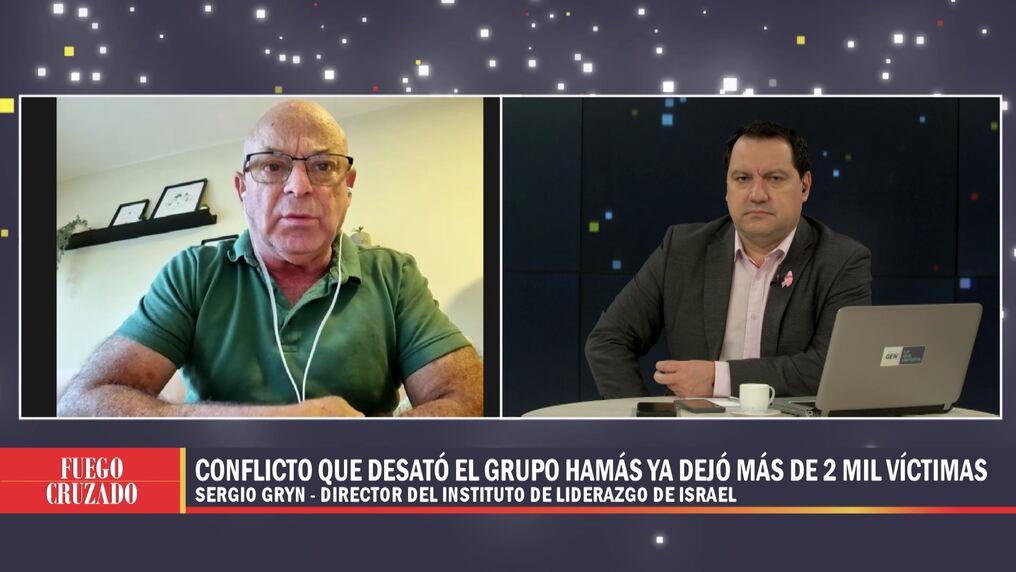 Gryn señaló que el objetivo más importante ahora para Israel es eliminar a los terroristas de Hamás. Foto: Fuego Cruzado/GEN
