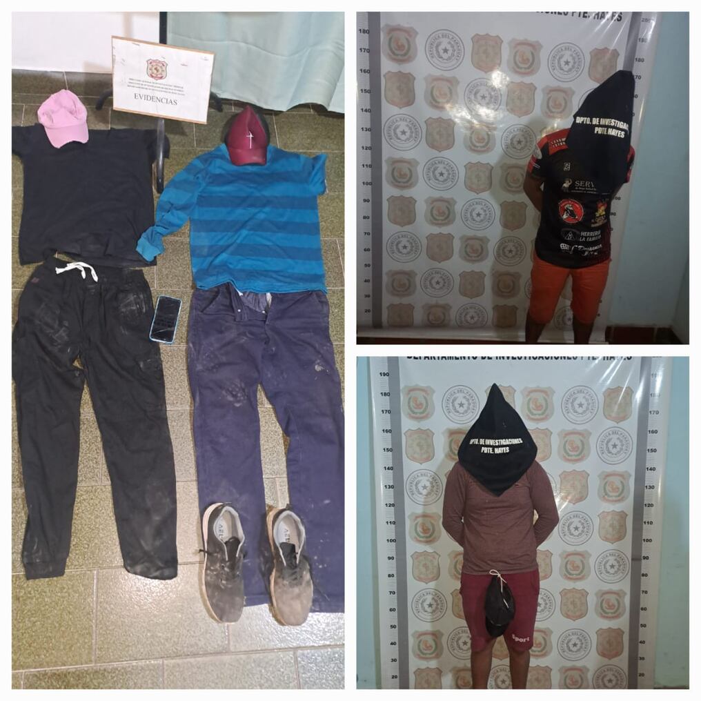Dos de los tres atacantes ya fueron detenidos. Foto: Gentileza