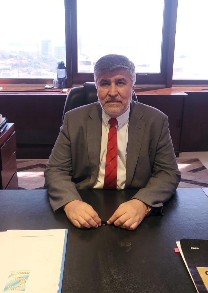 Juan Carlos Duarte dijo que se enfocará en fortalecer las funciones de la entidad, asegurando también las colaboraciones sociales que se pueden articular desde la institución en beneficio de un mayor acceso a internet de calidad. Foto: Gentileza