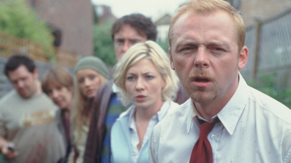 Simon Pegg protagoniza el clásico que Edgar Wright dirigió en 2024, parodiando al cine zombi. Foto: Archivo