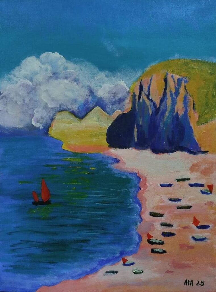 Las obras están inspiradas en grandes pinturas del pasado.