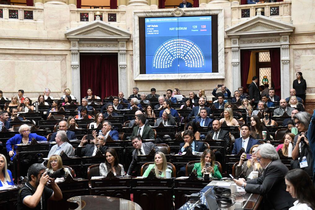 La norma, enviada por el Poder Ejecutivo, fue aprobada por 144 votos afirmativos, 98 negativos y 2 abstenciones. Foto: @DiputadosAR