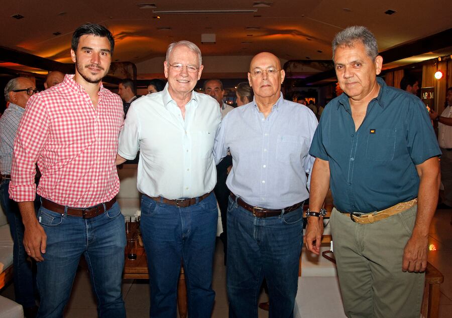 Roberto Gimnez, Pedro Galli, Jorge Lamar y Miguel Doldn