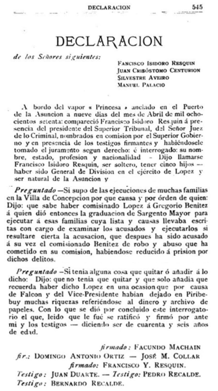 Revista del Paraguay. N.º 1, Año II, Buenos Aires, enero de 1982, págs. 545/546