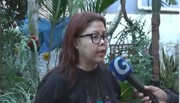 La esposa de Óscar Baranda cuestionó la lentitud de las investigaciones y pidió que el crimen no quede impune. Foto: Captura de video/GEN
