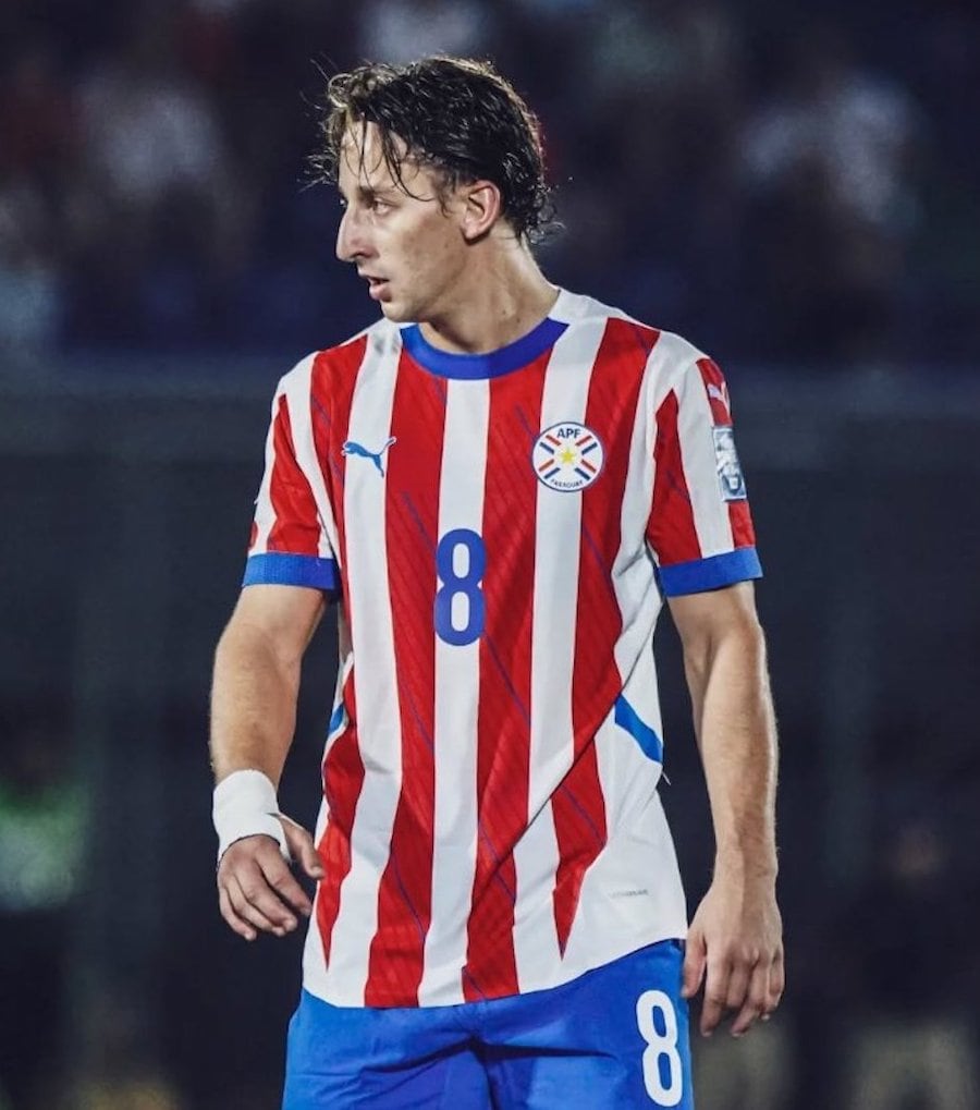Matías Galarza, jugador de la selección mayor albirroja.FOTO: ARCHIVO