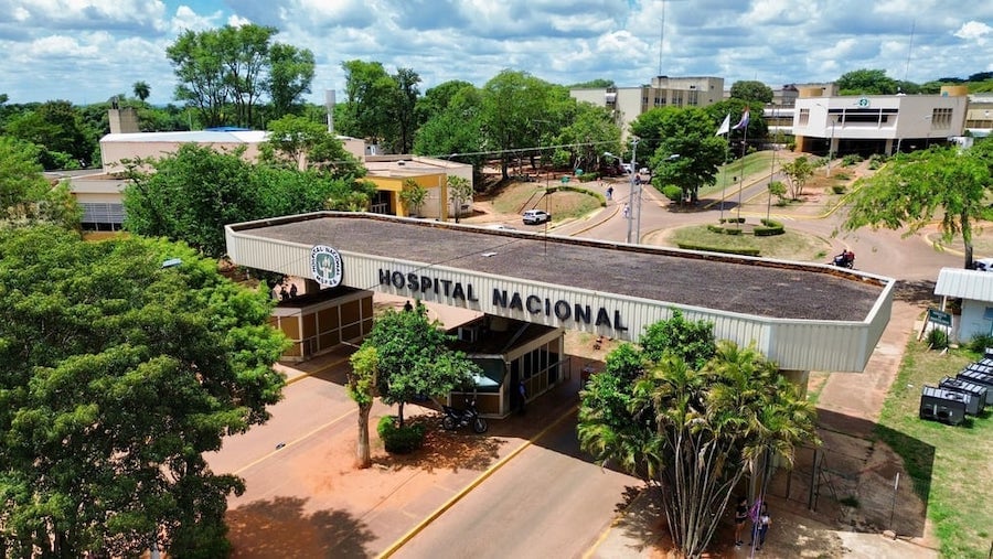 El hurto se produjo en la azotea donde se encuentra el sistema central de aire acondicionado del Hospital Nacional de Itauguá. Foto: Archivo/Ilustrativa