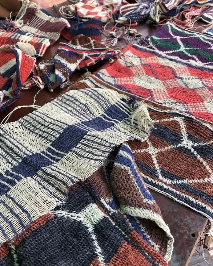 Arte indígena en la Feria de la Red Agroecológica, este sábado. Foto: Gentileza