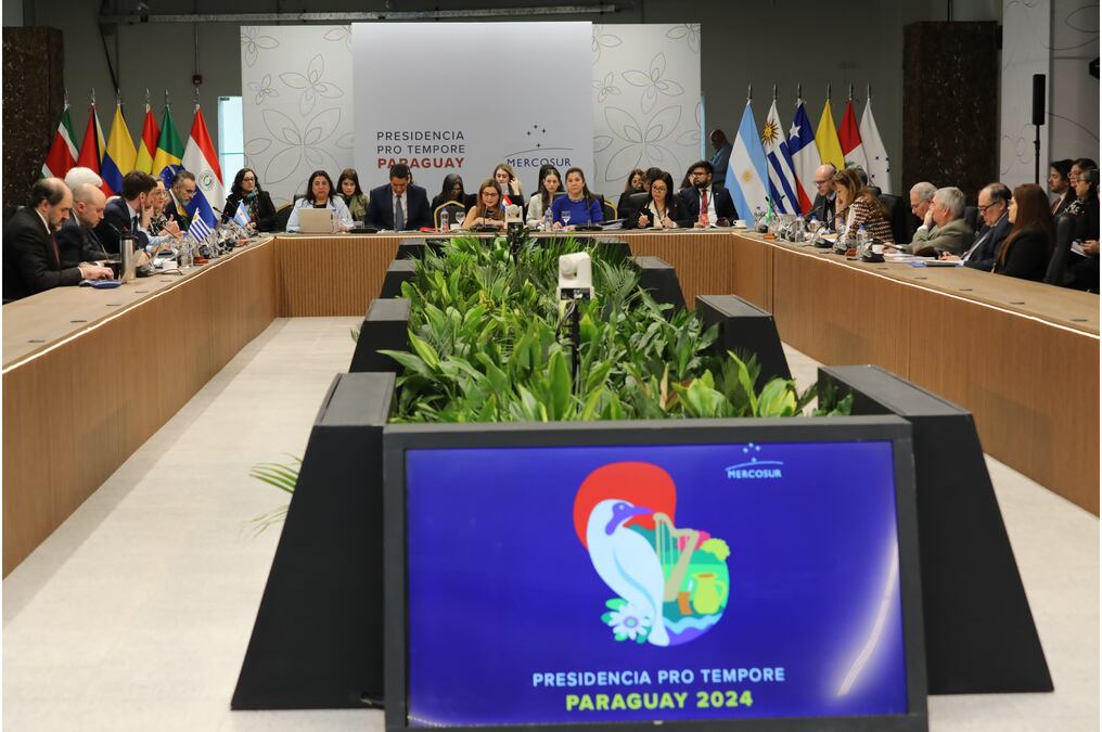El Grupo de Mercado Común abordó una agenda económica-comercial que incluye el tratamiento de temas regulatorios, comercio y desarrollo sostenible, propiedad intelectual, mujeres y comercio, y Mipymes. Foto: Gentileza