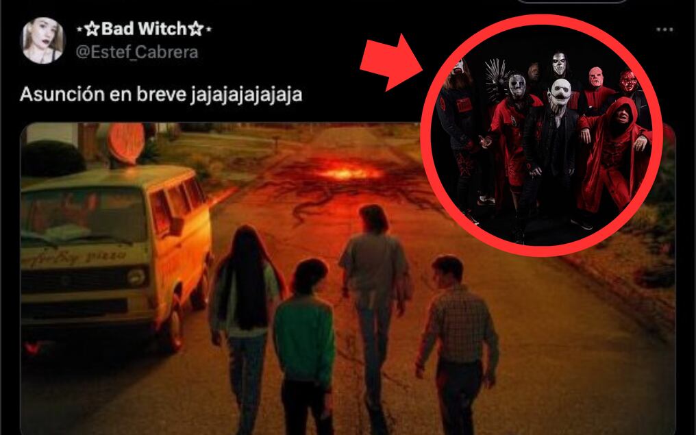 Los memes son la antesala del show de Slipknot en Paraguay. Foto: Gentileza