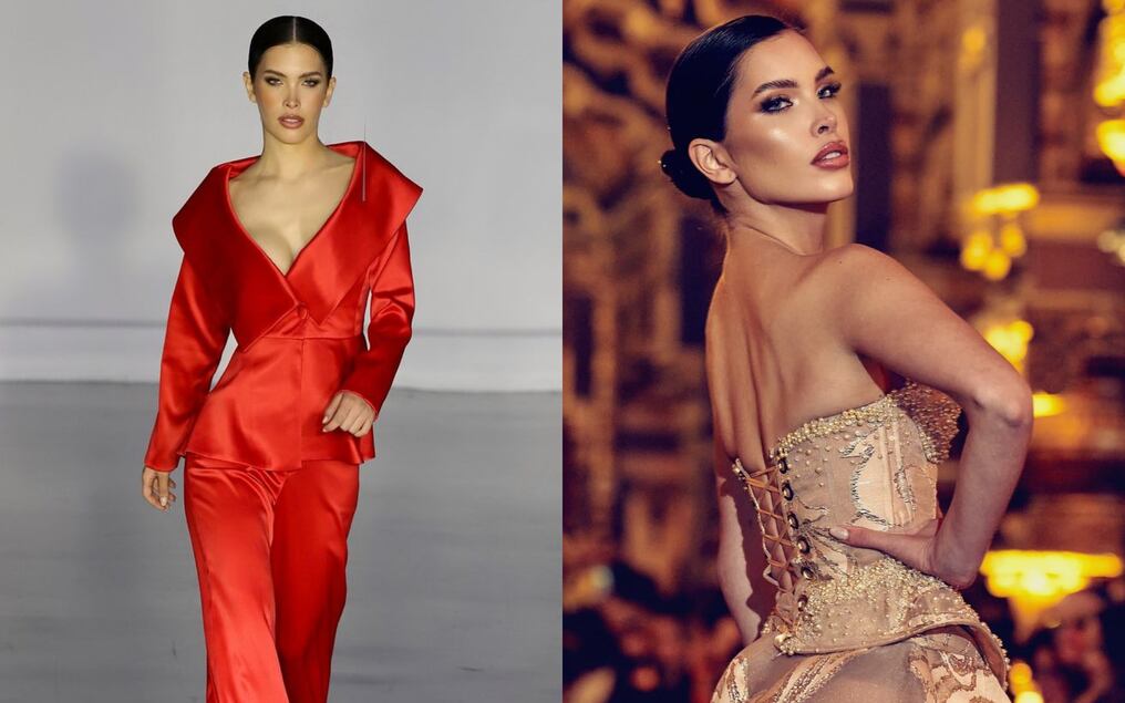 La modelo paraguaya Gretha Matiauda desfiló en New York Fashion Week 2024. Foto: Gentileza