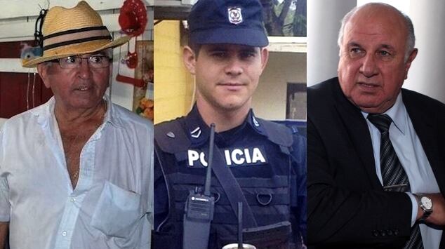 Los secuestrados por grupos criminales del norte son el ganadero Félix Urbieta, el suboficial Edelio Morínigo y el exvicepresidente de la República Óscar Denis. Foto: Gentileza