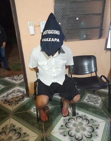 Fue detenido Mario Ismael Cuevas Espínola, alias Tola’i, de 47 años, posee frondosos antecedentes policiales. Foto: Gentileza