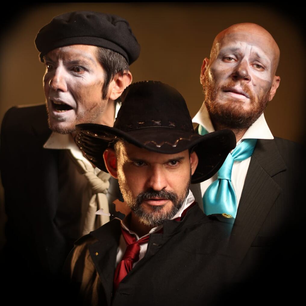 Actúan Rubén Zapattini, Luis Gutiérrez y Fredy Gonzales, bajo la dirección de Víctor Sosa. Foto: Gentileza