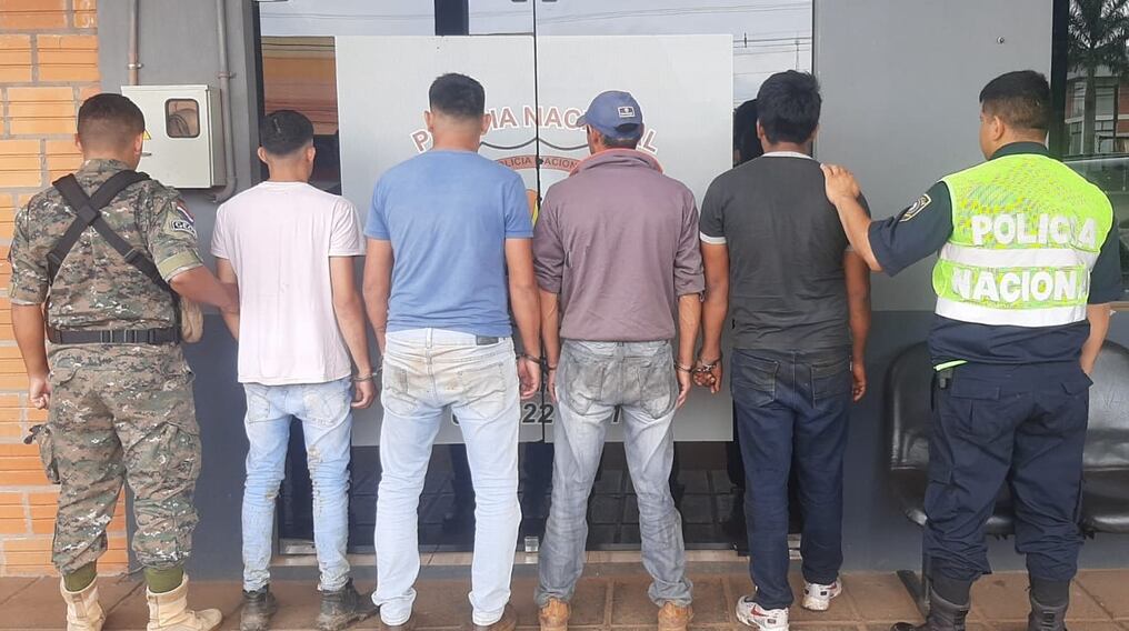Dos de los detenidos eran empleados del lugar donde intentaron robar el ganado. Foto: Gentileza