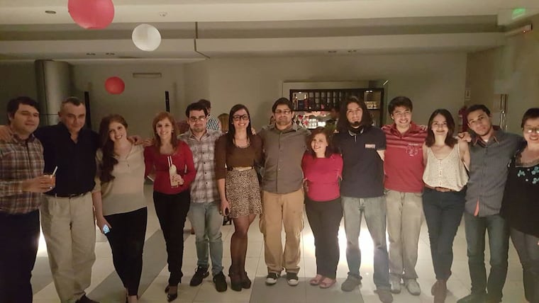 El plantel del diario en el 2015.